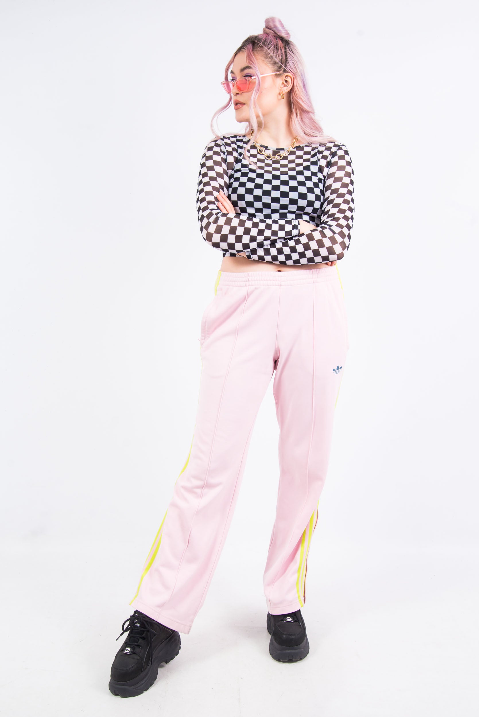 Vintage 90's Baby Pink Adidas Tracksuit Bottoms | THE VINTAGE SCENE – The  Vintage Scene