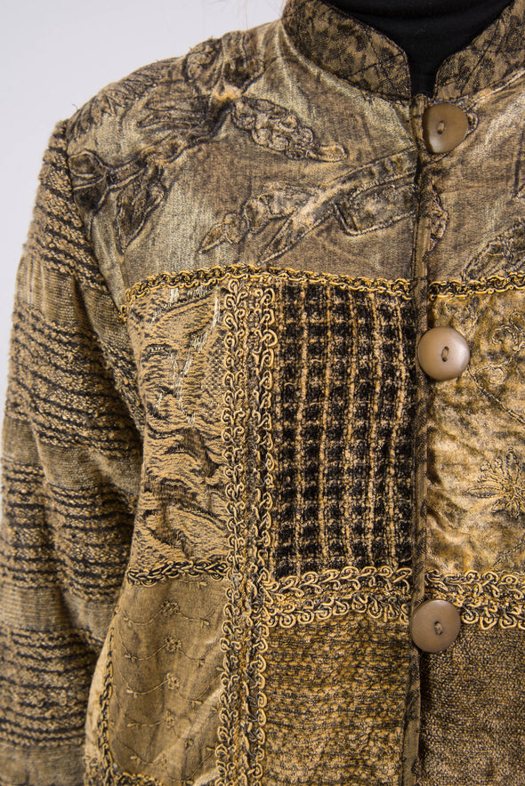 Vintage Patchwork Tapestry Jacket