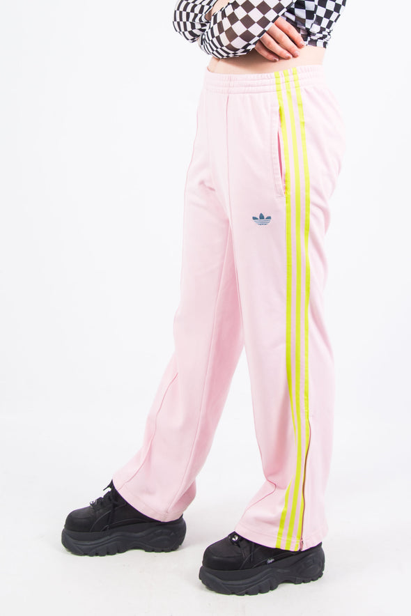Vintage 90's Baby Pink Adidas Tracksuit Bottoms