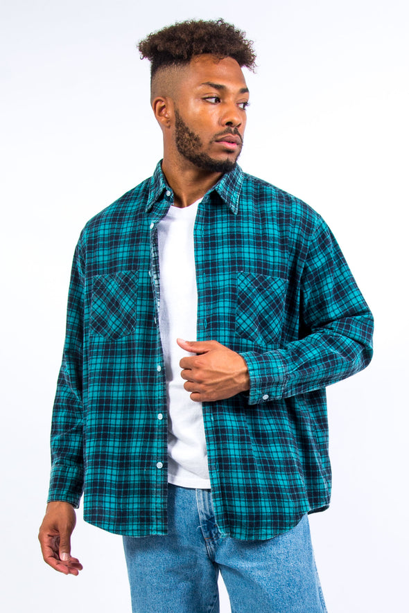 Vintage 90's Checked Flannel Shirt