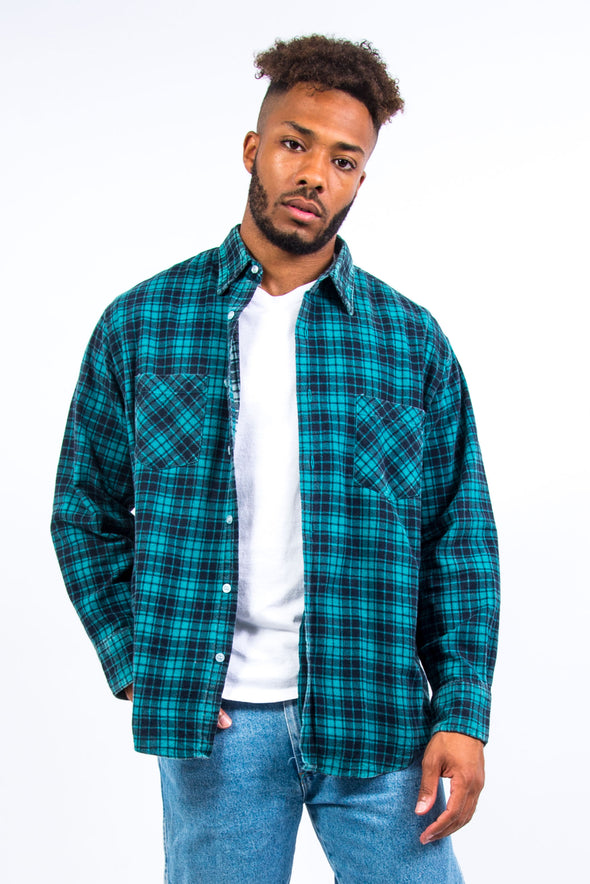 Vintage 90's Checked Flannel Shirt