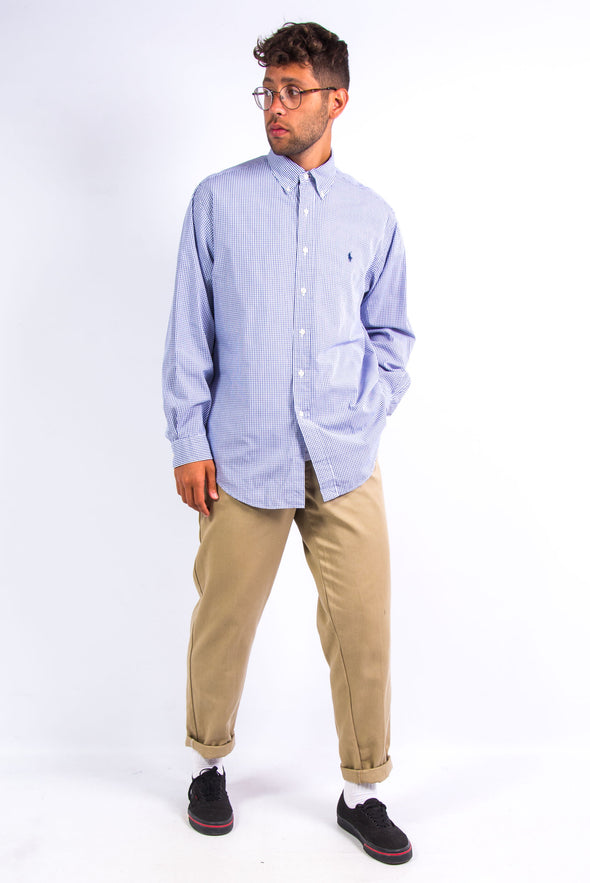 Vintage Ralph Lauren Blue Check Shirt