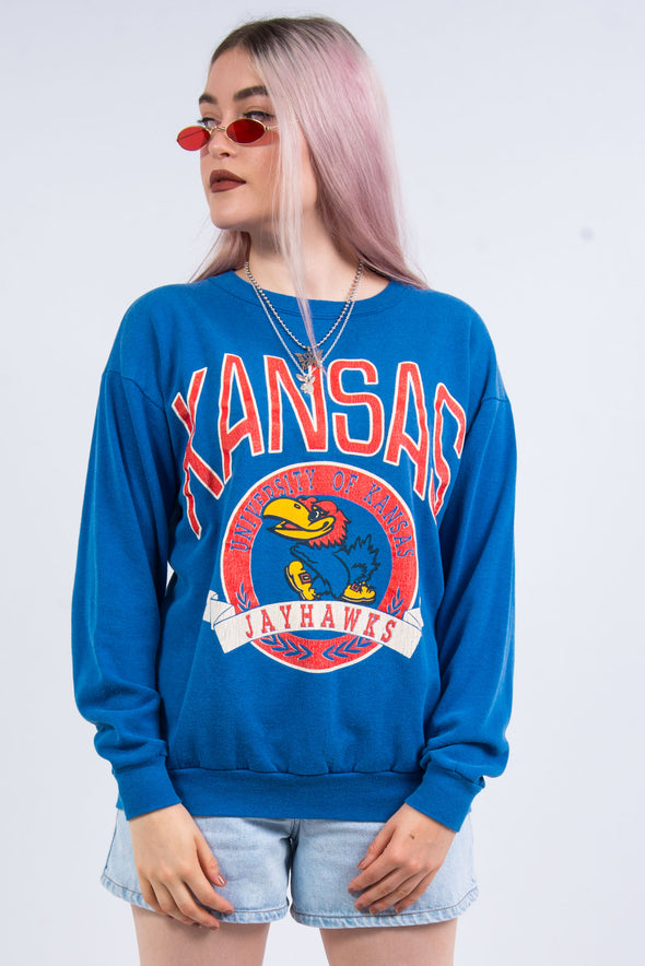 Vintage 90's University Of Kansas Sweatshirt
