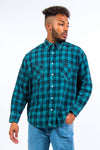 Vintage 90's Checked Flannel Shirt