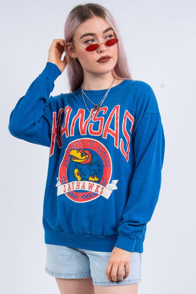 Vintage 90's University Of Kansas Sweatshirt