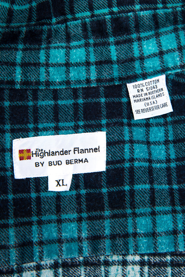 Vintage 90's Checked Flannel Shirt