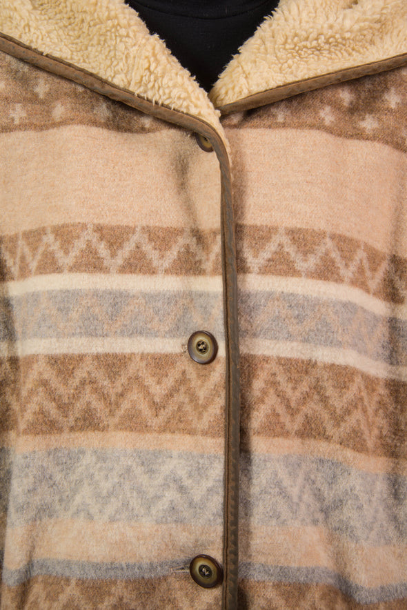 Vintage Aztec Patterned Coat