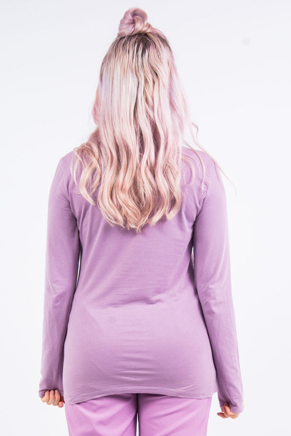 Vintage 90's Lilac Roll Neck Top