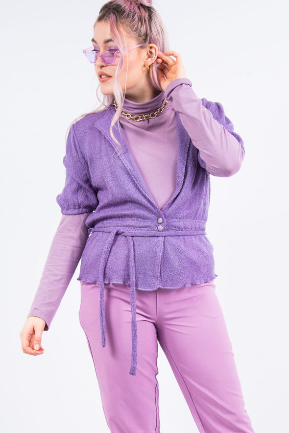 Vintage 70's Lilac Knit Top