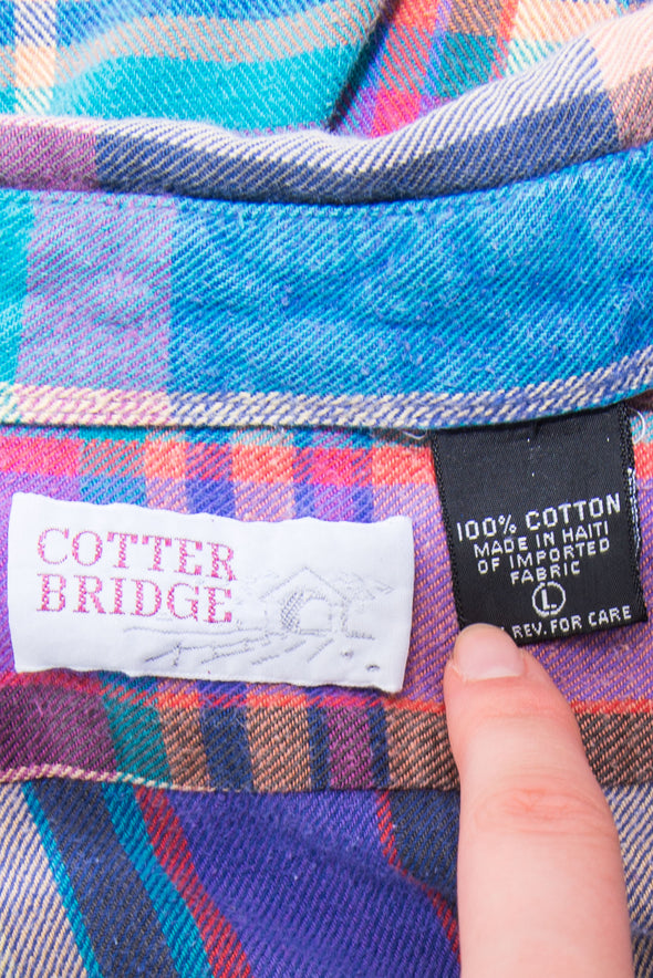 Vintage 90's Check Flannel Shirt