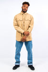 Vintage L.L. Bean Beige Thick Flannel Shirt