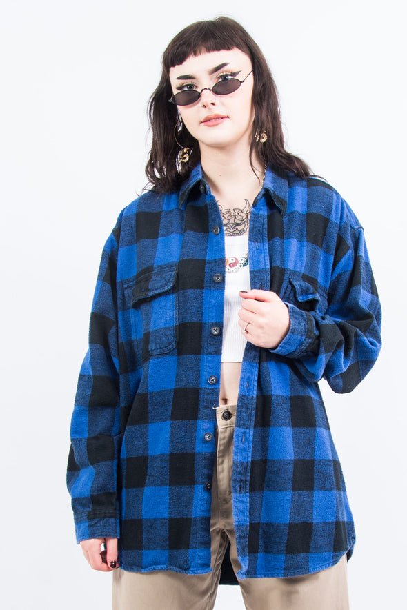 Vintage 90's Thick Flannel Check Shirt