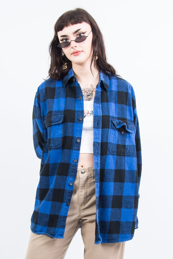 Vintage 90's Thick Flannel Check Shirt