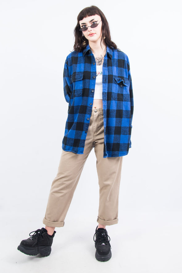 Vintage 90's Thick Flannel Check Shirt