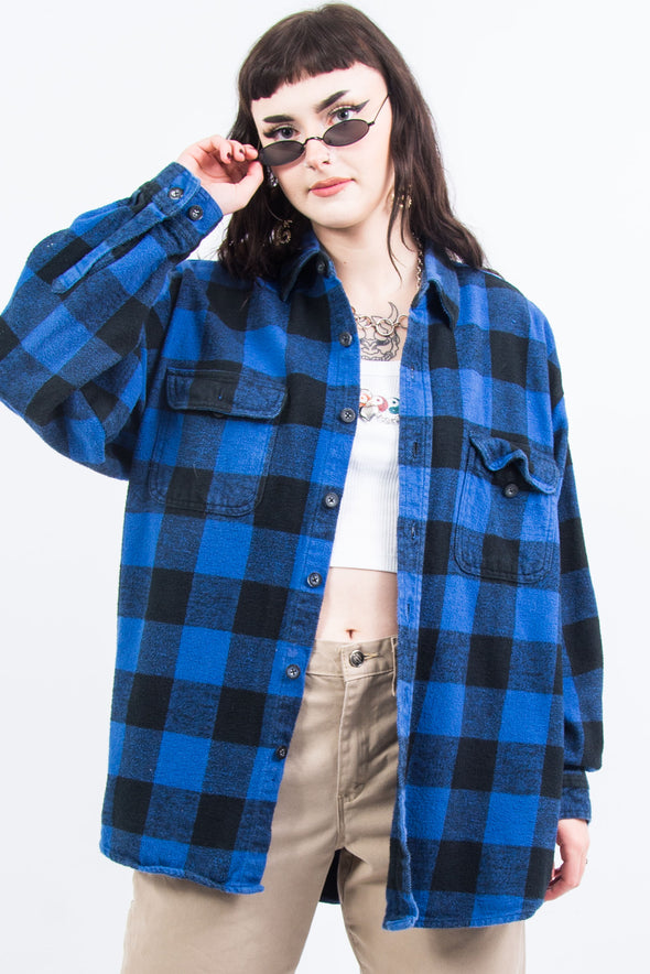 Vintage 90's Thick Flannel Check Shirt