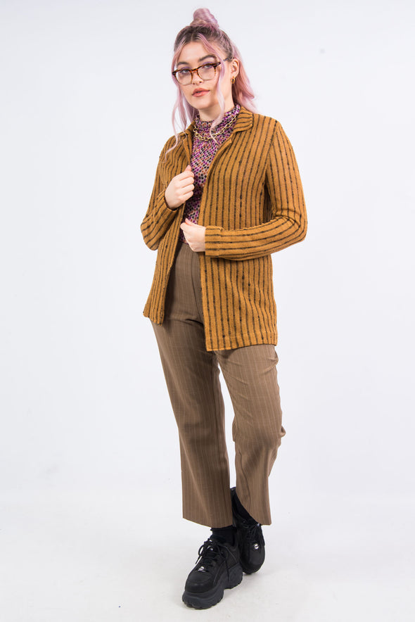 Vintage 70's Striped Knit Cardigan
