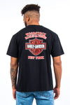 Vintage Harley Davidson Eagle Print T-Shirt