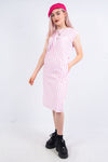 Vintage 90's Pink Candy Stripe Dress