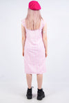 Vintage 90's Pink Candy Stripe Dress