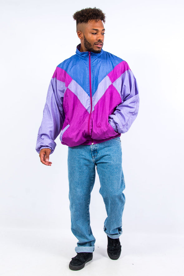 90's Colour Block Shell Track Jacket