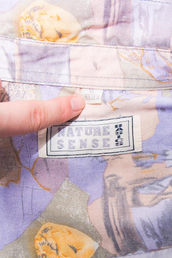 Vintage 90's Abstract Print Shirt