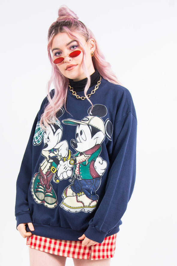 Vintage 90's Disney Mickey and Minnie Mouse Sweatshirt