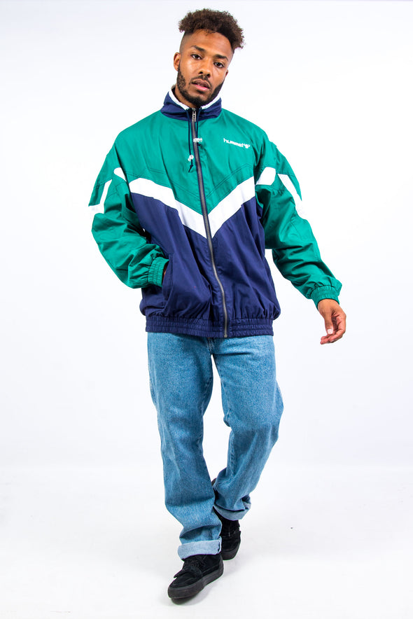 90's Hummel Green Windbreaker Jacket