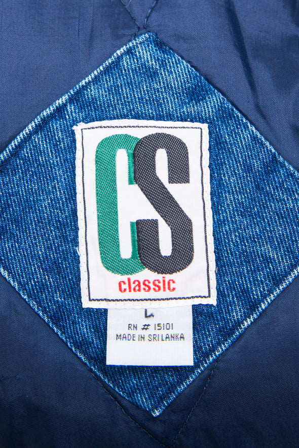 Vintage 90's Tie Waist Denim Jacket