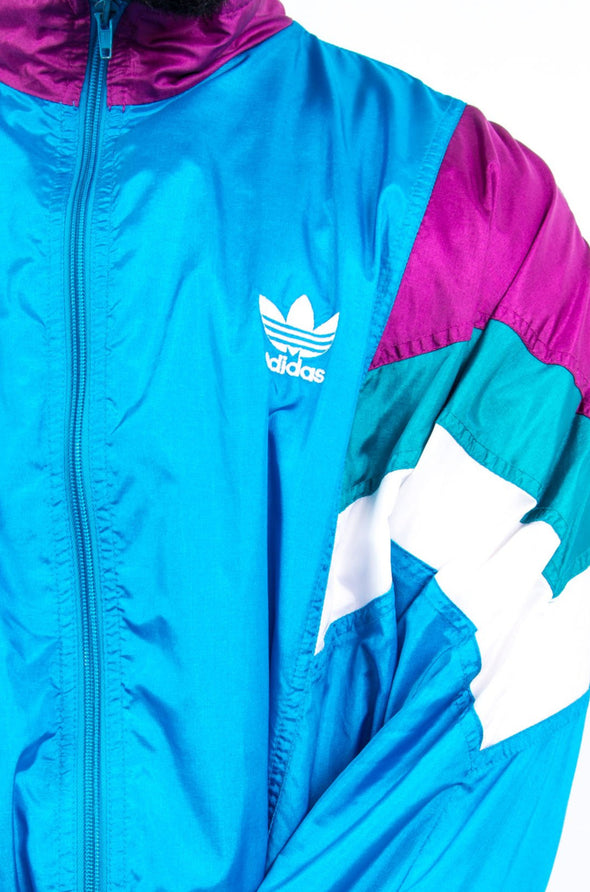 90's Adidas Trefoil Windbreaker Jacket