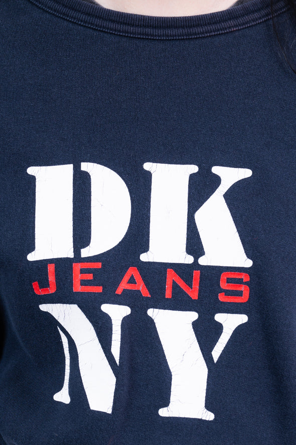 90's DKNY Cropped Sweatshirt