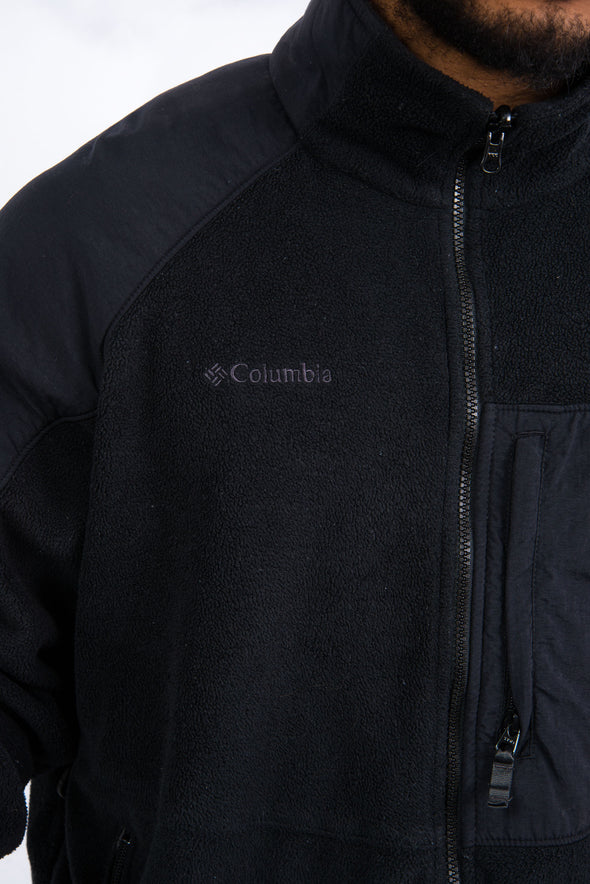 Vintage Columbia Black Fleece Jacket