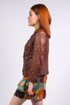 Vintage 70's Brown Leather Jacket