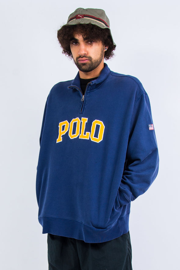 Vintge Ralph Lauren Polo 1/4 Zip Sweatshirt