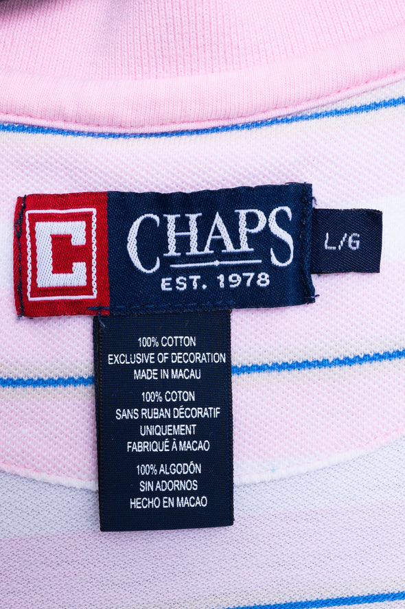 Rework Pink Chaps Polo T-Shirt