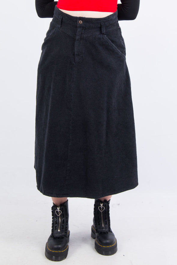 Vintage 90's Cord Midi Skirt