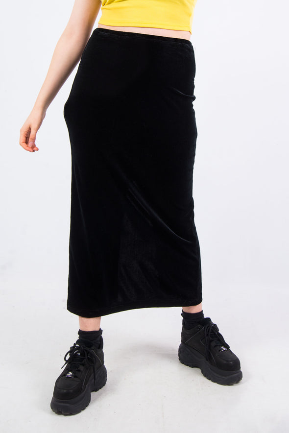 Vintage 90's Grunge Velvet Skirt