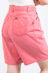 Vintage 90's Pink Denim Mom Shorts