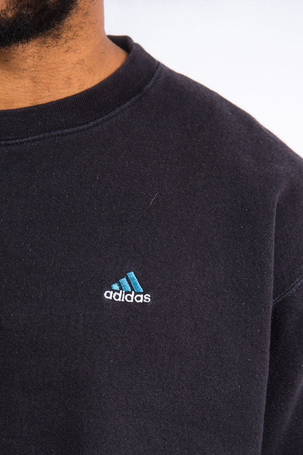 90's Vintage Adidas Three Stripe Sweatshirt