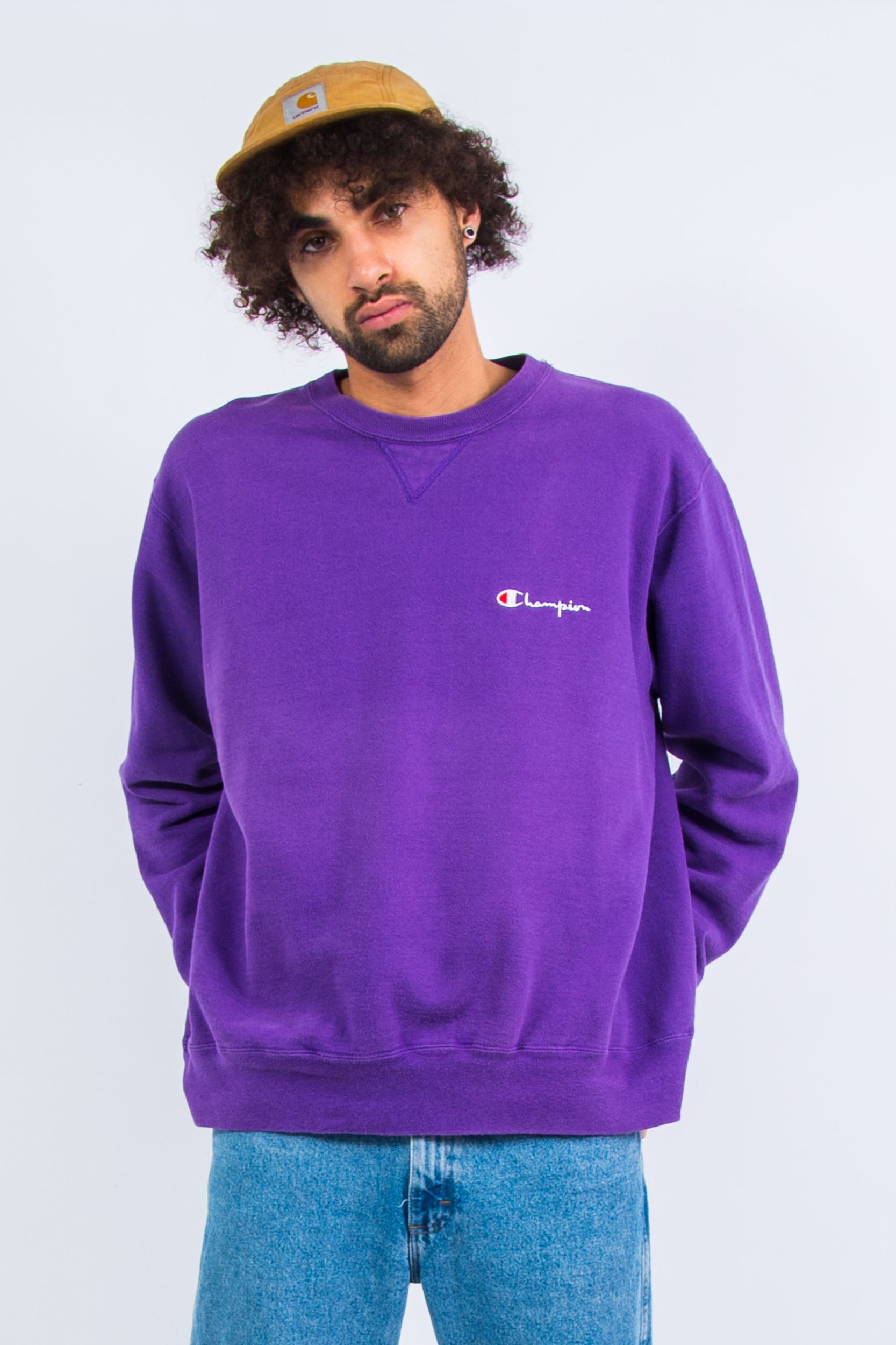 90's Vintage Purple Champion Sweatshirt – The Vintage Scene