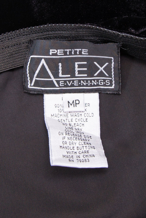 Vintage 90's Velvet Maxi Skirt