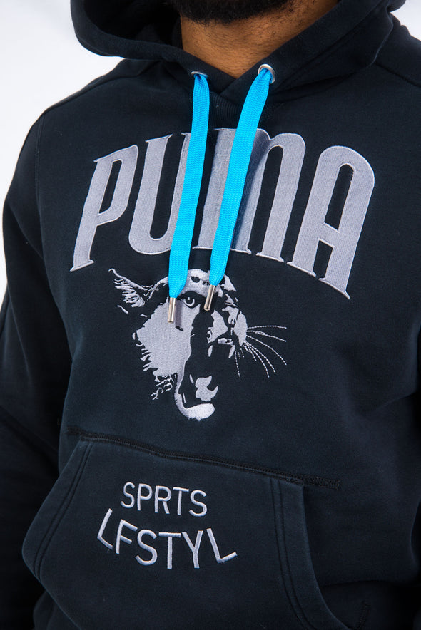 Y2K Puma Embroidered Hoodie