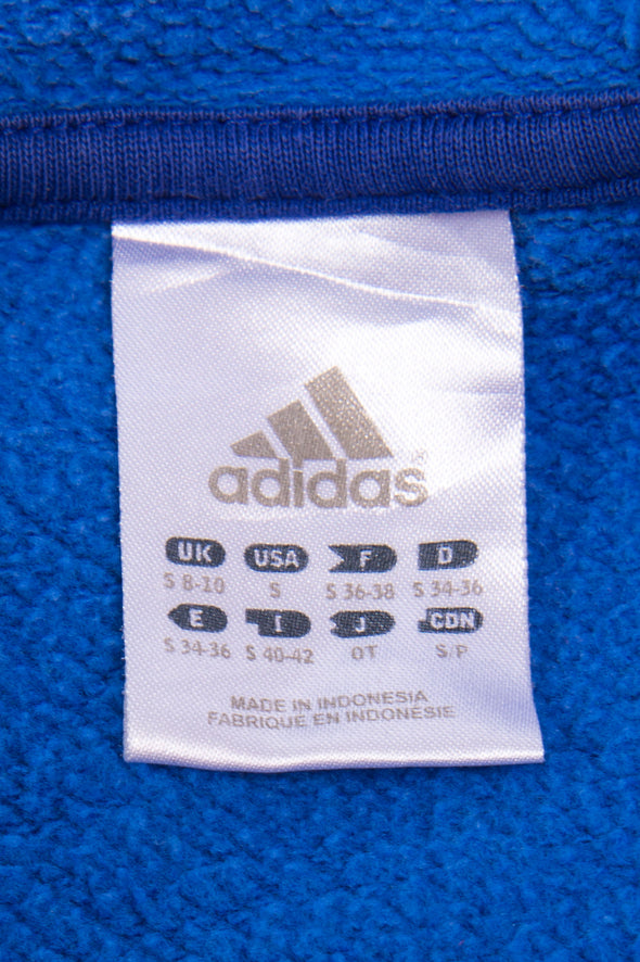 Vintage Adidas Cropped Hoodie Sweatshirt