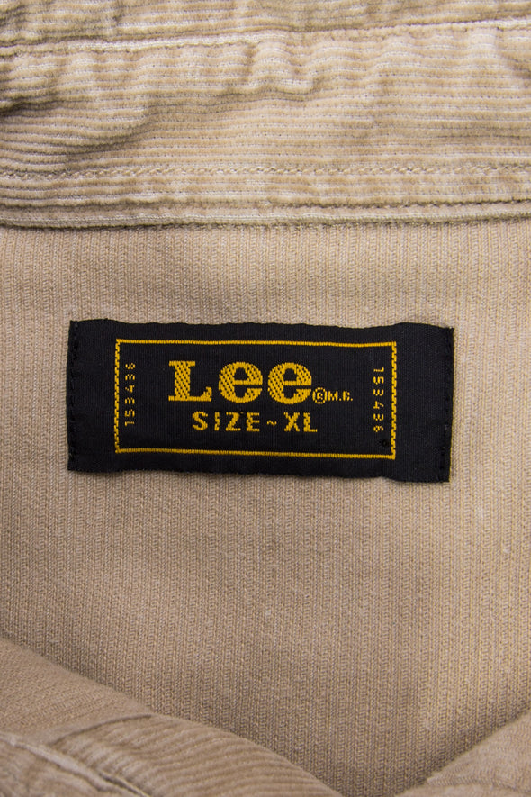 Vintage Lee Beige Cord Shirt