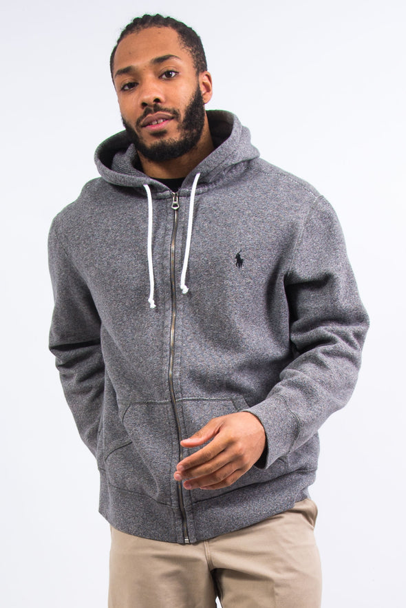 Ralph Lauren Grey Zip Fasten Hoodie