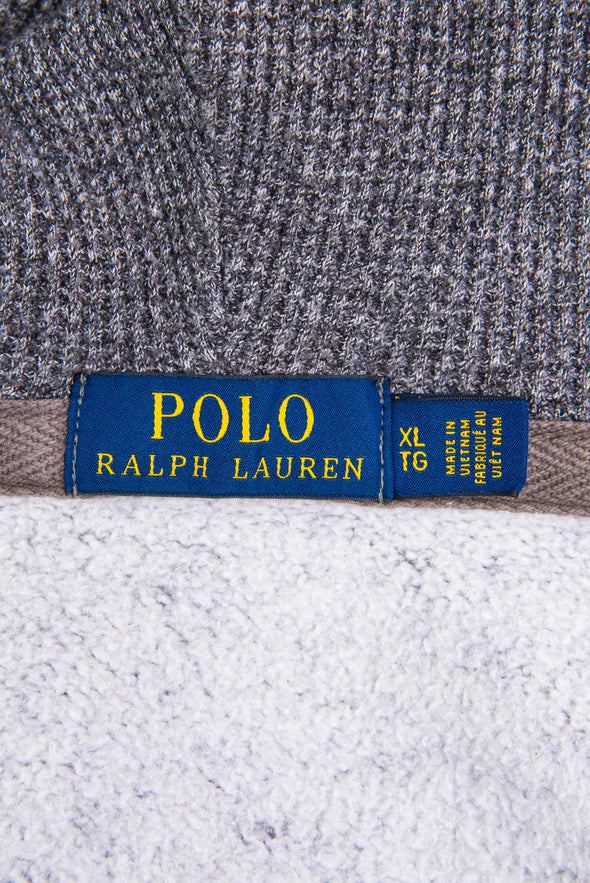 Ralph Lauren Grey Zip Fasten Hoodie