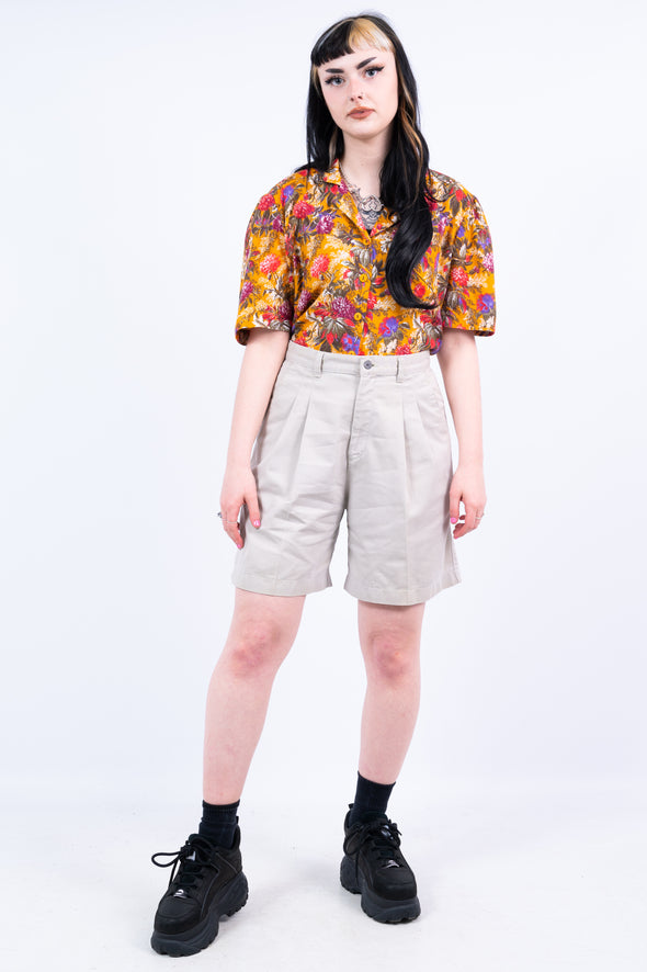 Vintage 90's Cropped Vacation Shirt