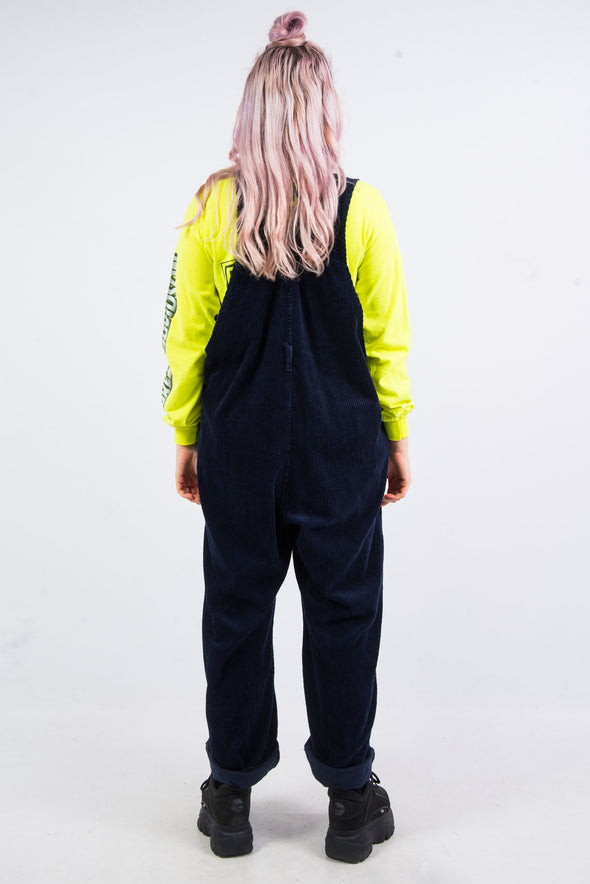 Vintage 90's Navy Cord Dungarees