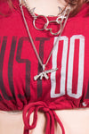 Vintage Nike Just Do It Super Cropped T-Shirt