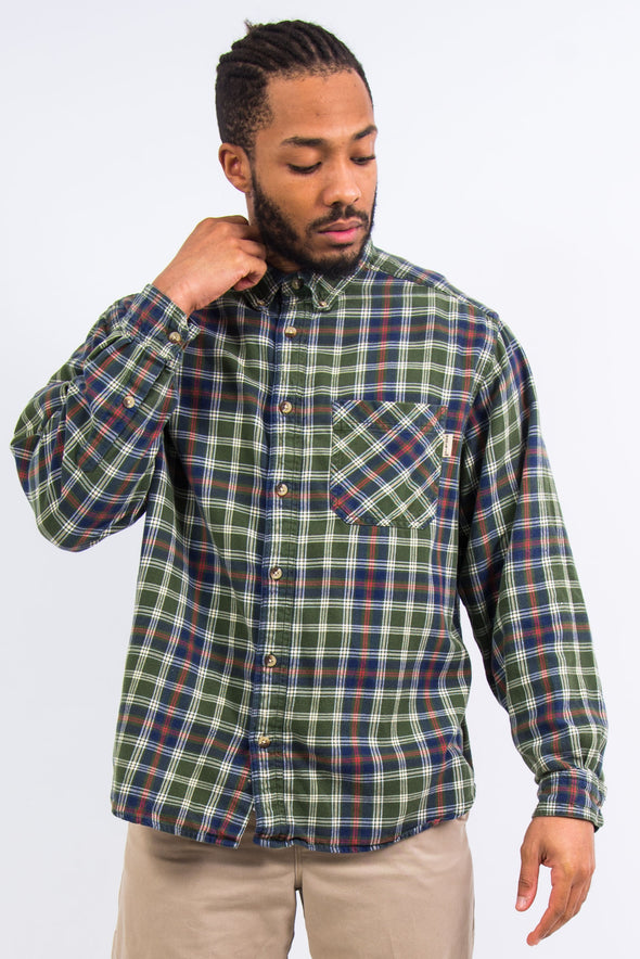Woolrich Green Check Flannel Shirt