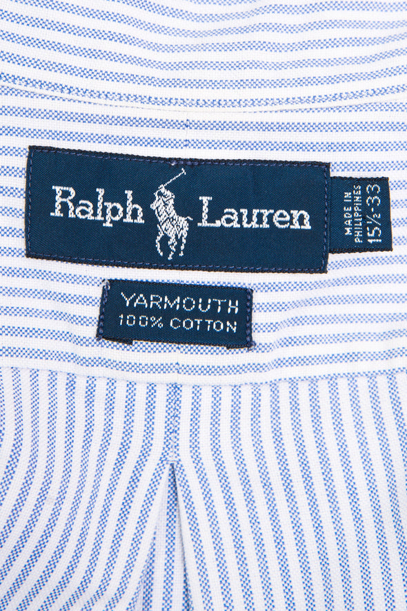 Vintage Ralph Lauren Blue Striped Shirt
